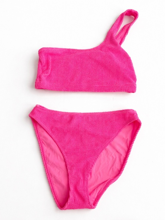 Good American Swimsuit Always Fits Hot Shoulder Bikini 2pc Bathing Suit - Picture 2 of 4